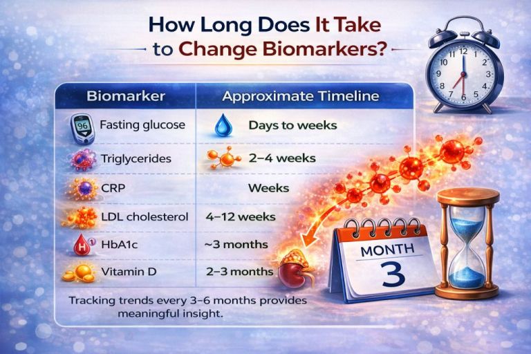 How Long Does It Take to Change Biomarkers
